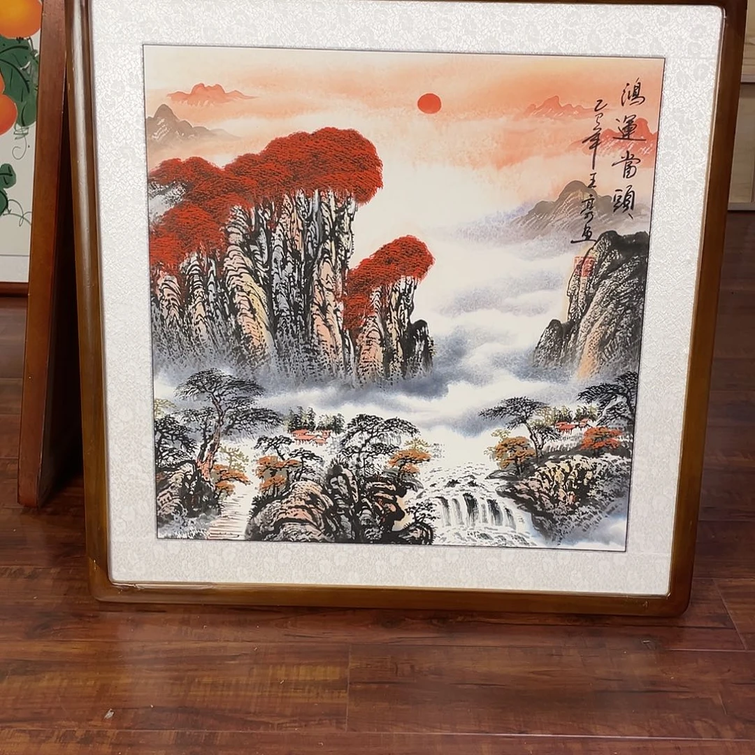 国画带框尺寸63*63厘米