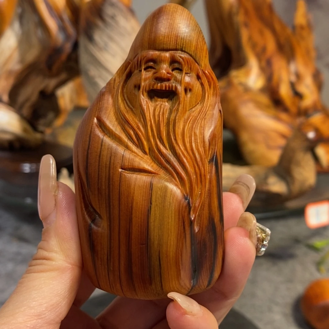 【闪购商品】柏木（崖柏）根雕木雕工艺品摆件，满十送一手把件