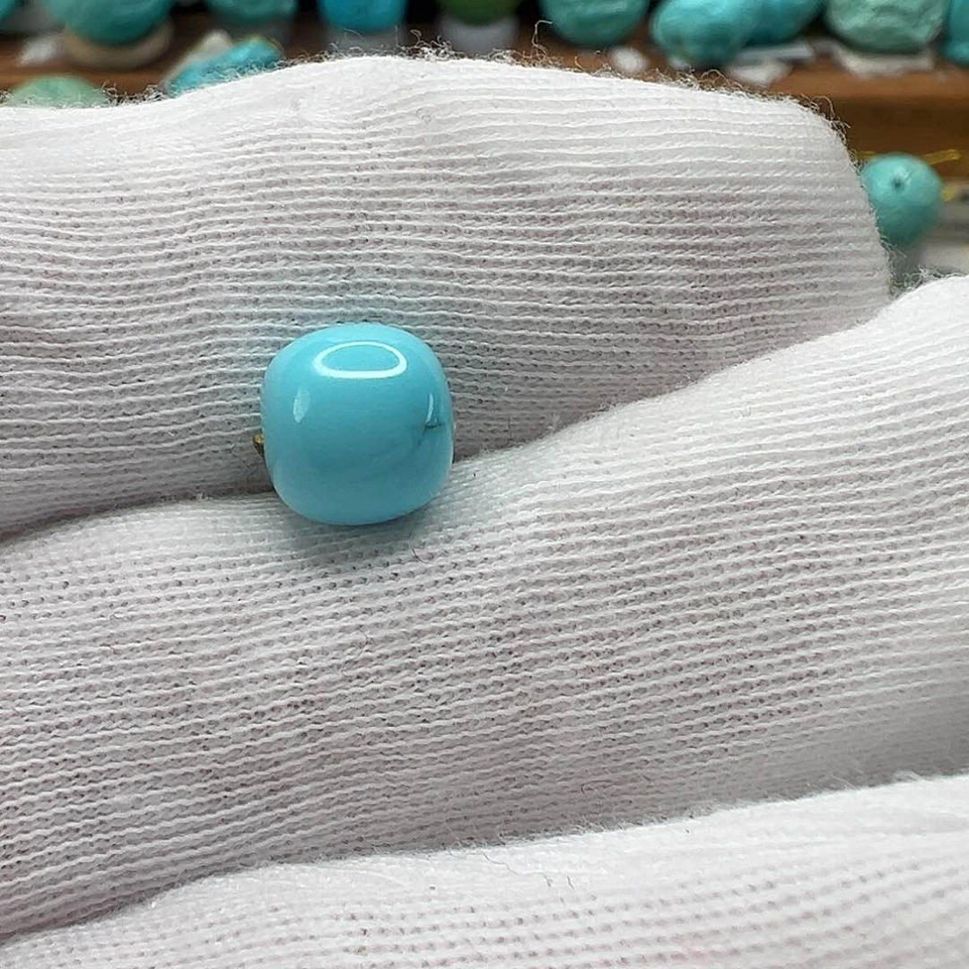 绿松石老型珠 未镶嵌