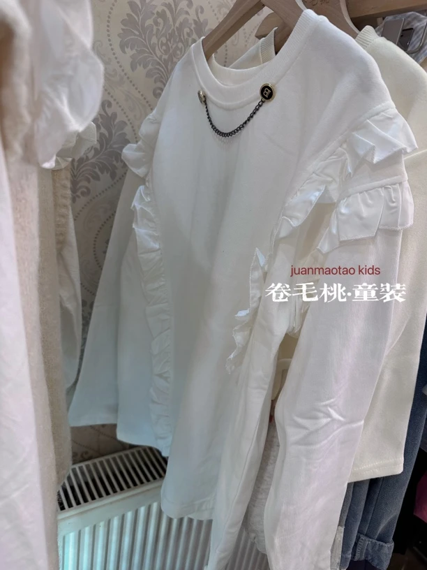 清仓150.160码·花边纯色T恤