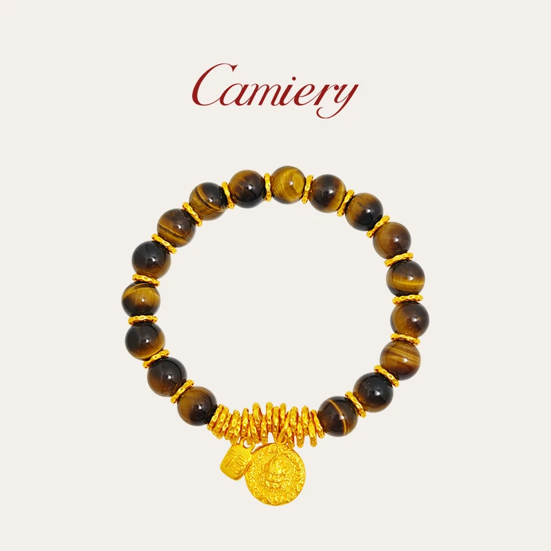 CAMIERY/卡美瑞 新中式编绳黄财神盘缠手链