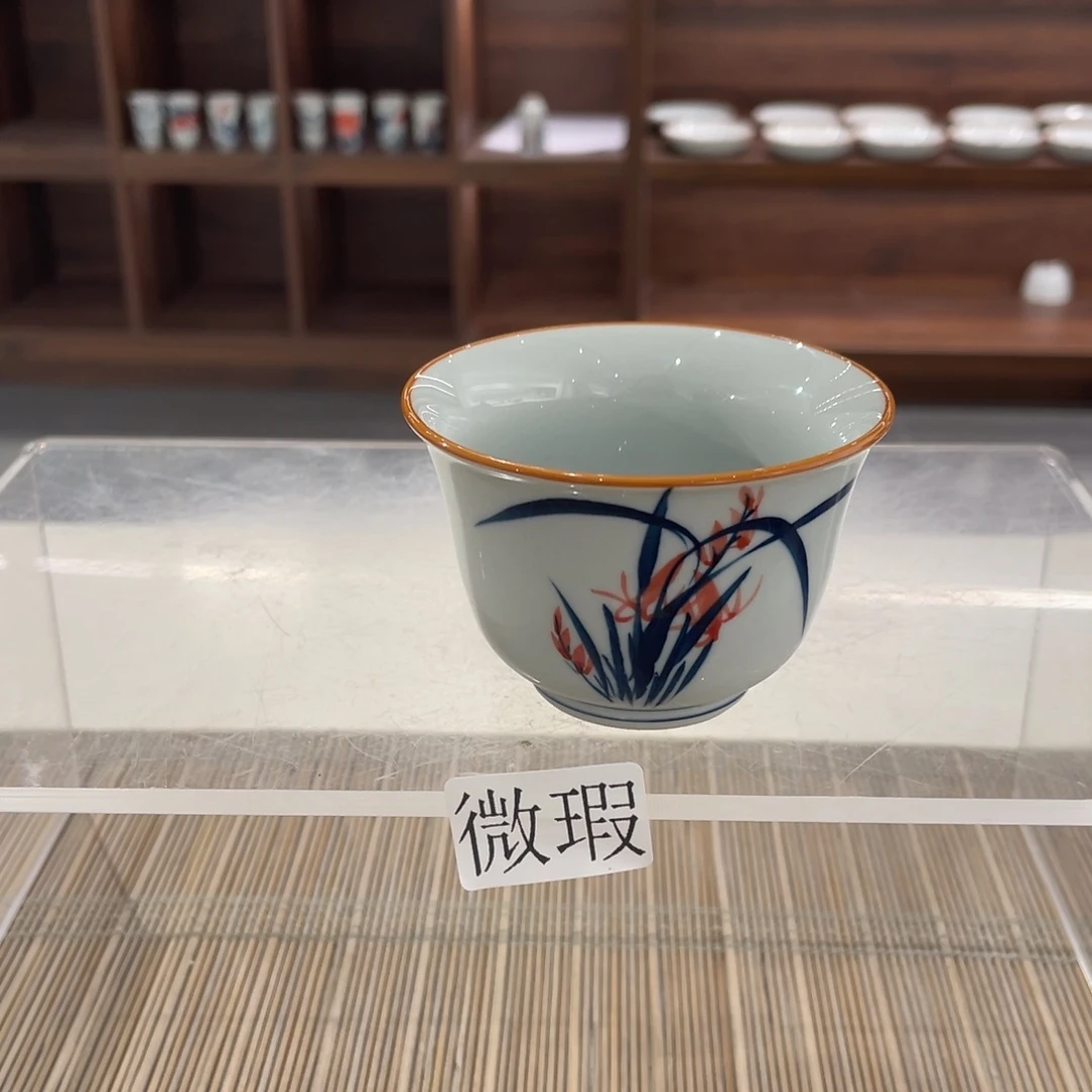 微瑕釉下彩纯手绘