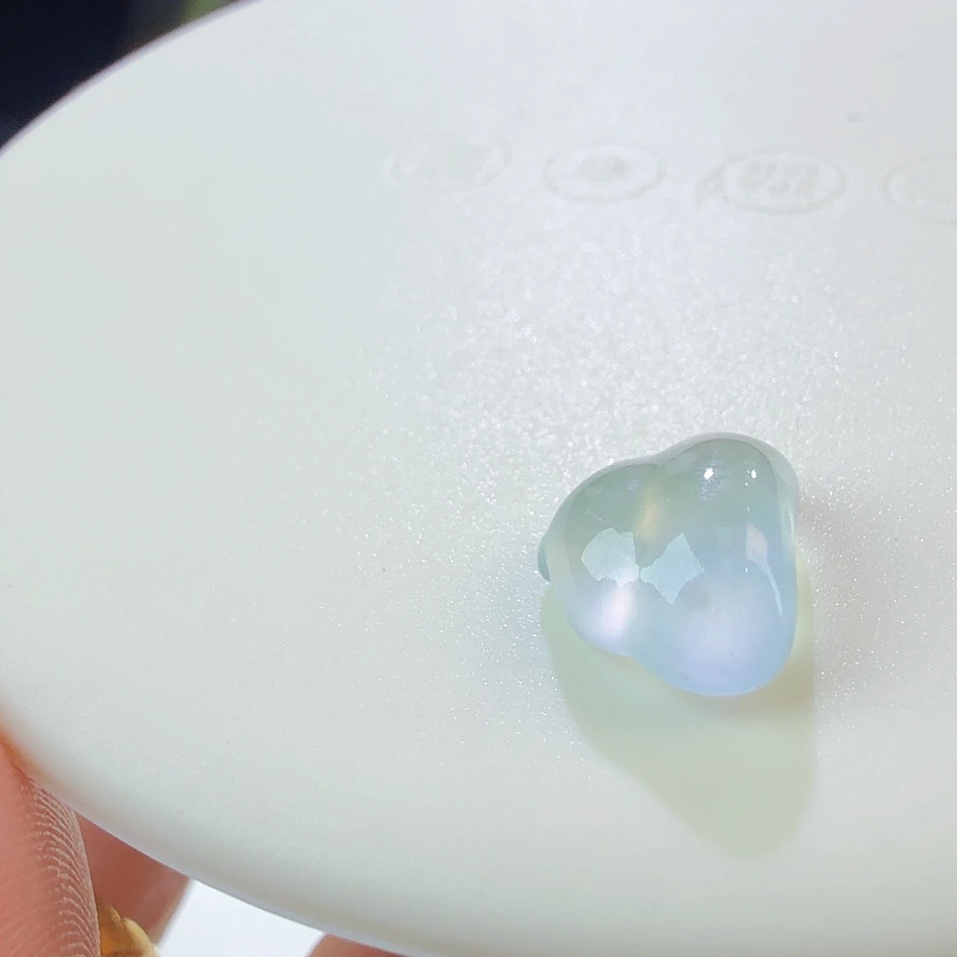 翡翠裸石雪花棉葫芦