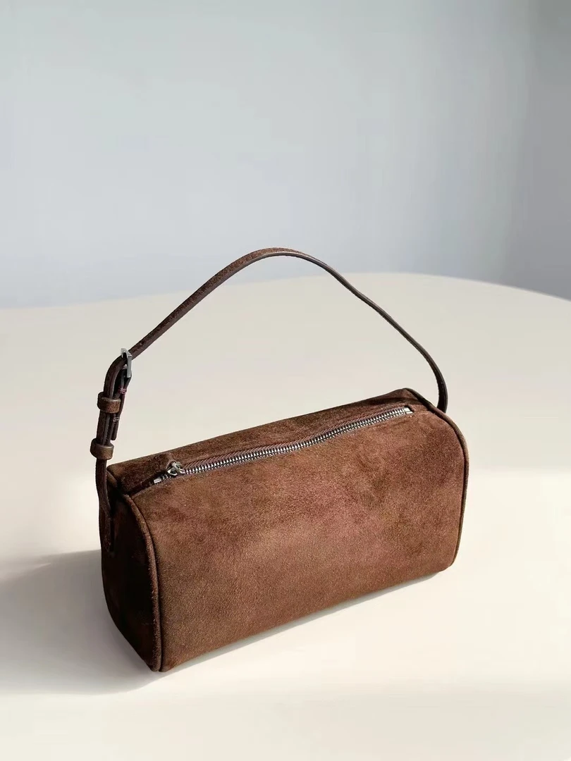 【Choole】（笔筒包）斜跨 手提包  复古 经典 轻奢百搭时尚真皮款