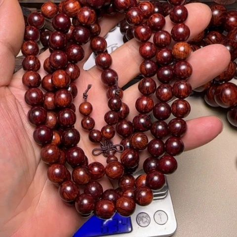 降真香其他海南红降1.0*108圆珠手串