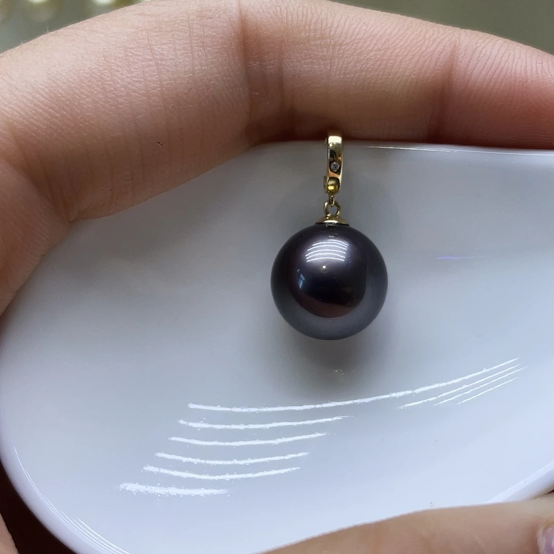 海水珍珠18K金镶嵌颈饰