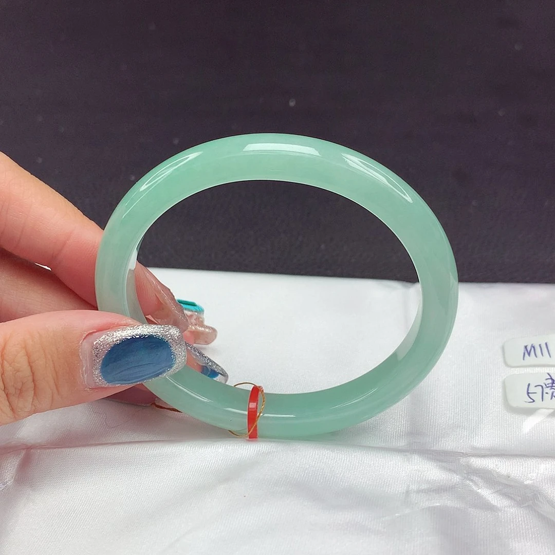 未镶嵌手镯翡翠57圈贵妃032