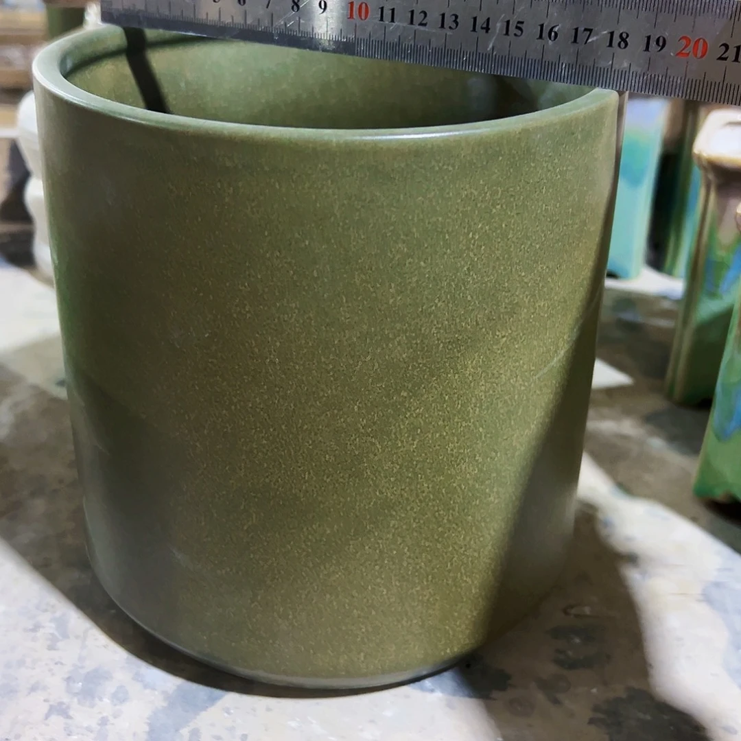 有孔，外贸尾单陶瓷花盆凑单10米包邮