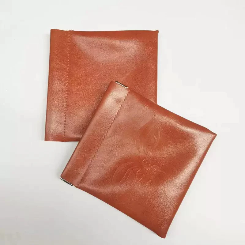 首饰袋 文玩核桃收纳袋pu皮磁吸