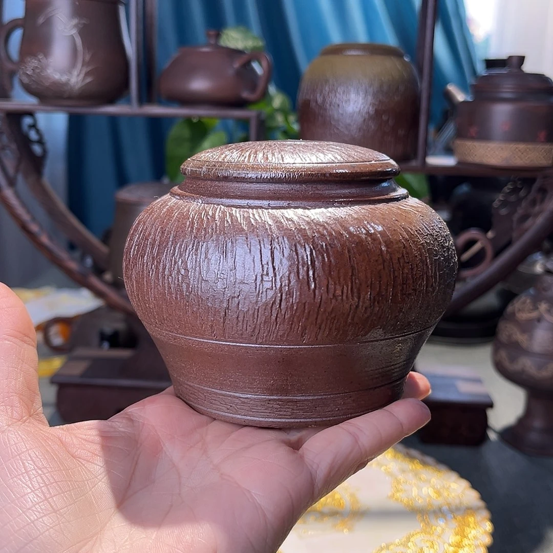 150克装柴烧茶叶罐