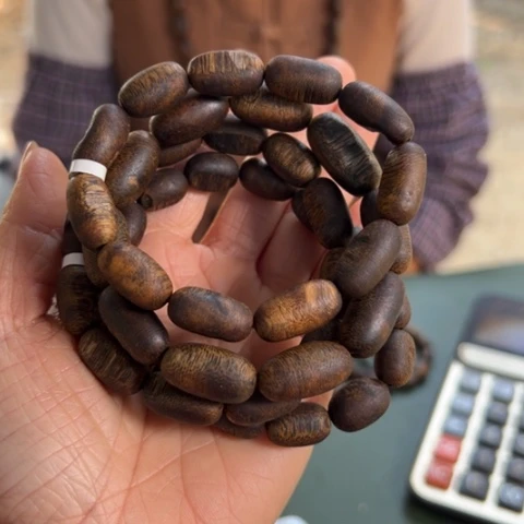 沉香手串白棋7克卡0.9多样性发1条