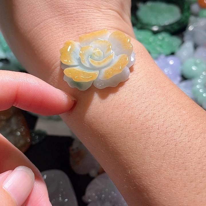 颈饰未镶嵌翡翠天