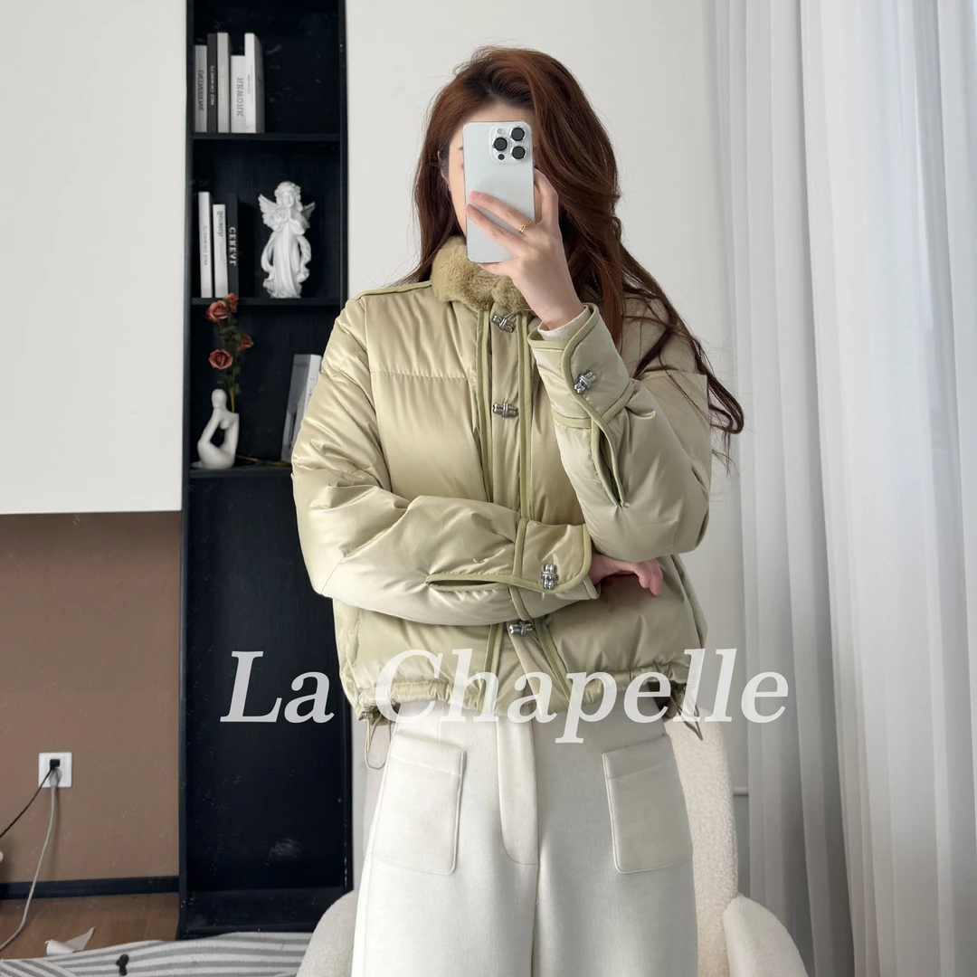 拉夏贝尔25冬季新轻羽绒服气质轻奢百搭显瘦短款外套 10230 LHD