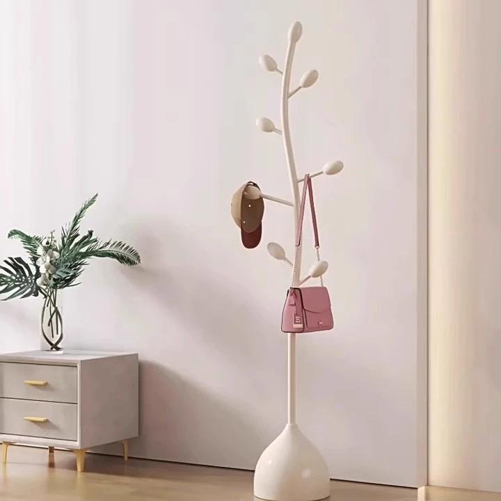 意式奶油风挂衣架落地卧室省空间轻奢家用高级衣服挂架衣物衣帽架