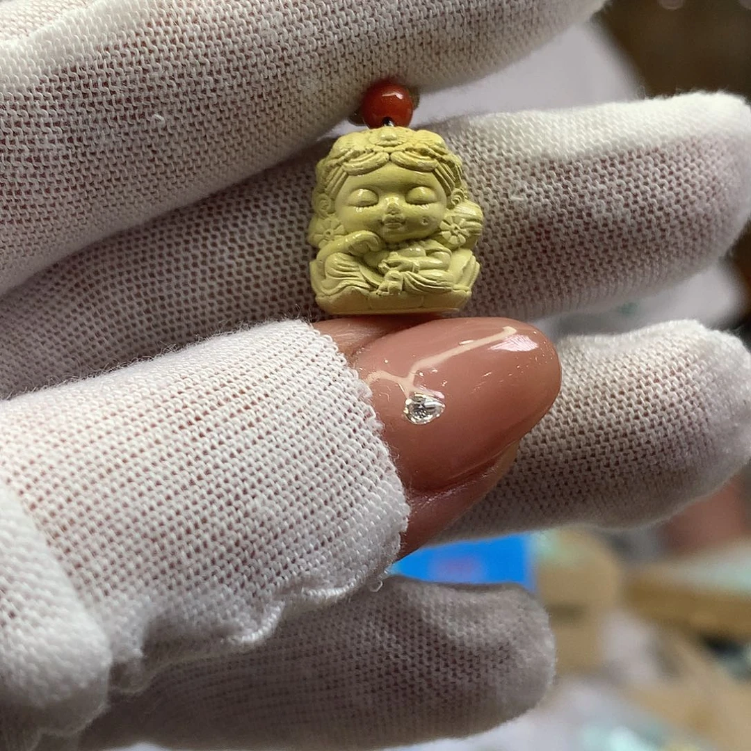 绿松石未镶嵌挂件