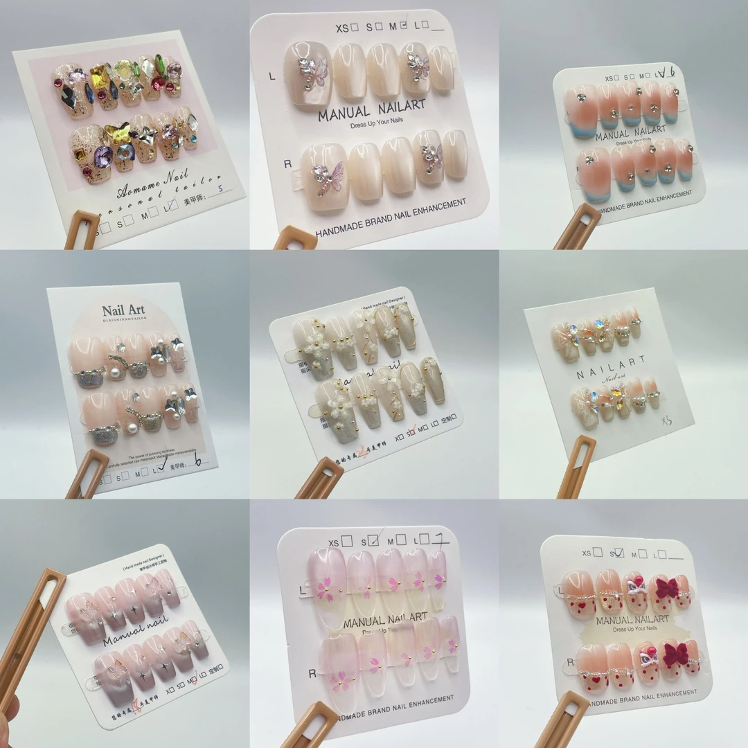 【直播间链接】新款纯手工穿戴甲