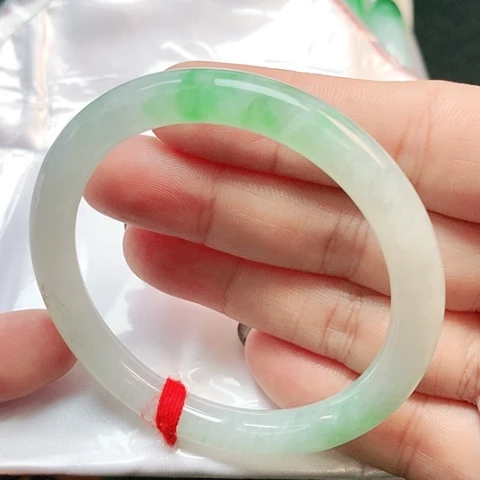 未镶嵌手镯翡翠圆条0162