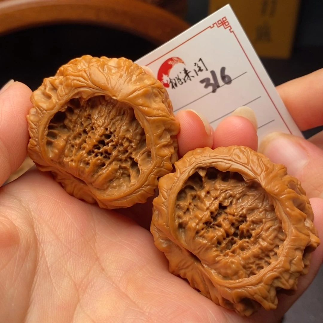 把件文玩核桃316号官帽聚宝盆