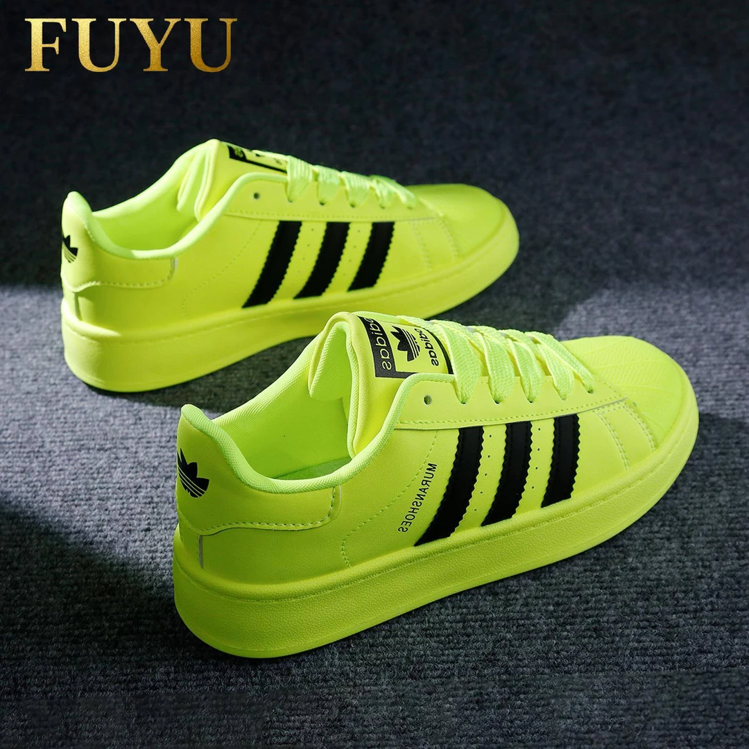 经典三条杠运动板鞋男士秋冬新款舒适百搭男鞋低帮系带厚底休闲鞋