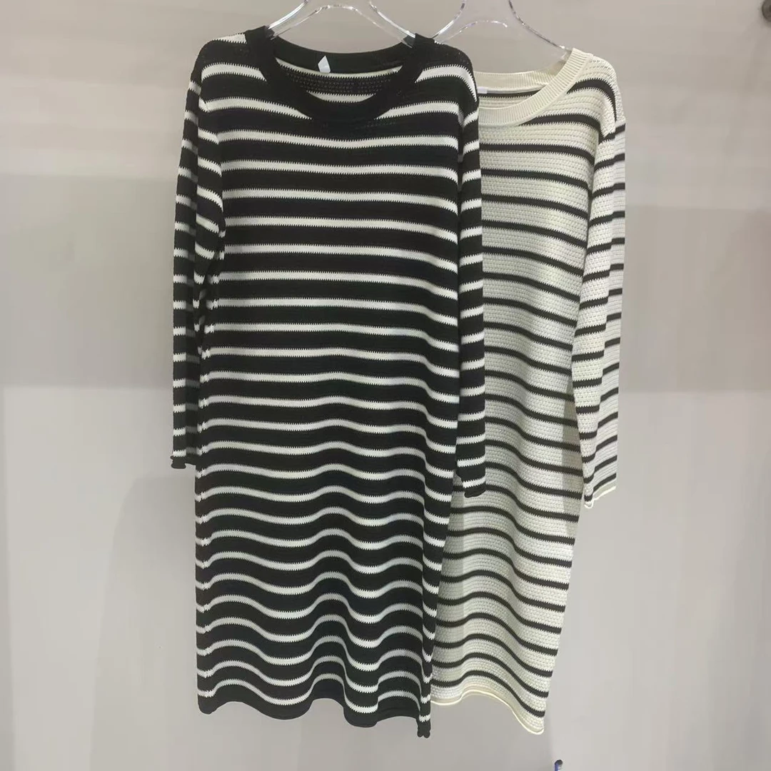 XIMTUU春秋季新款长袖网红针织时尚休闲百搭女士圆领D201