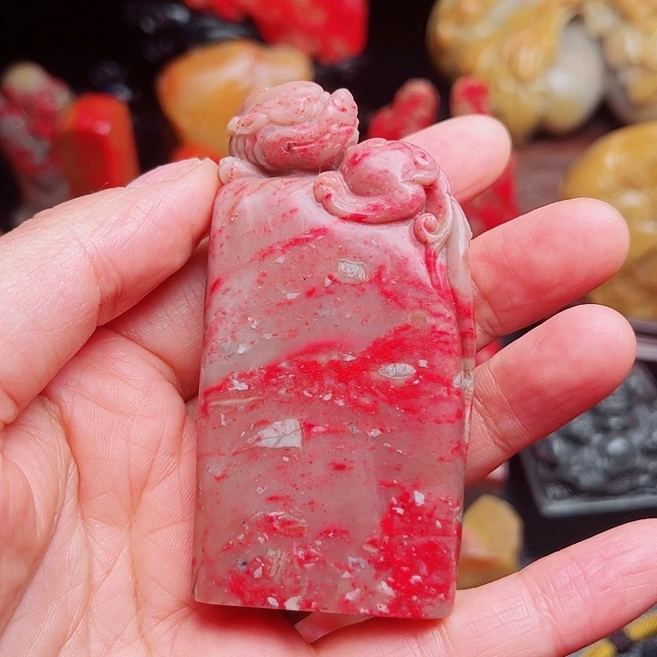 昌化石宁****8昌化鸡血石精品印章