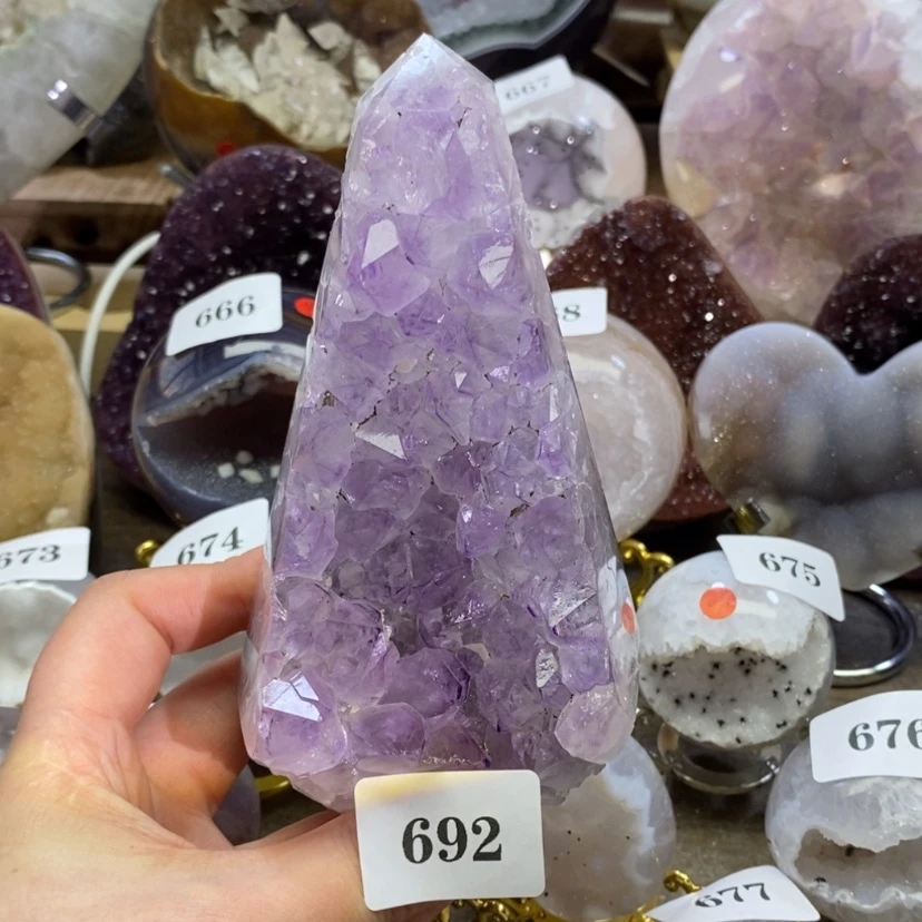 【闪购商品】未镶嵌大型摆件（非配饰）紫晶