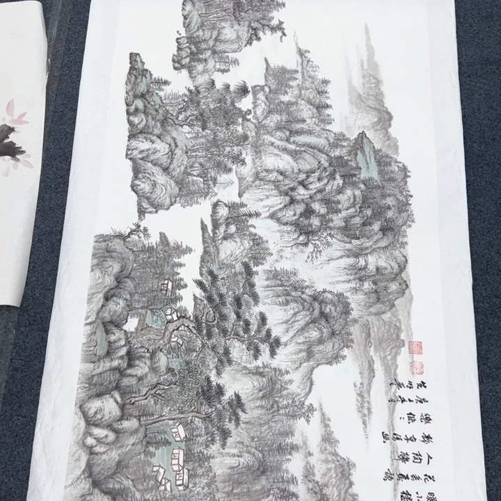 国画纯手绘作品欣赏图