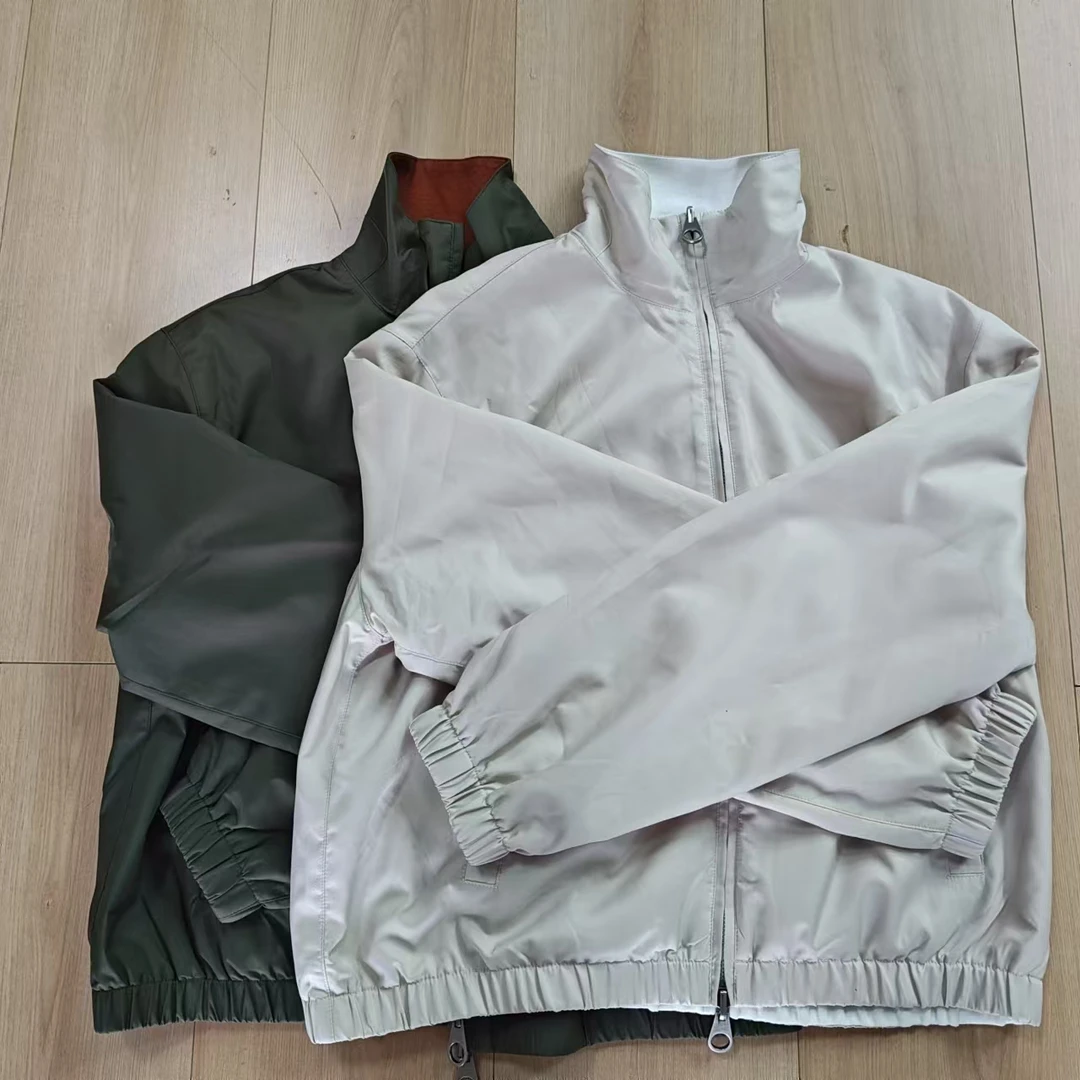 Sweet DD双色立领极简风双面穿羊毛夹克/lp