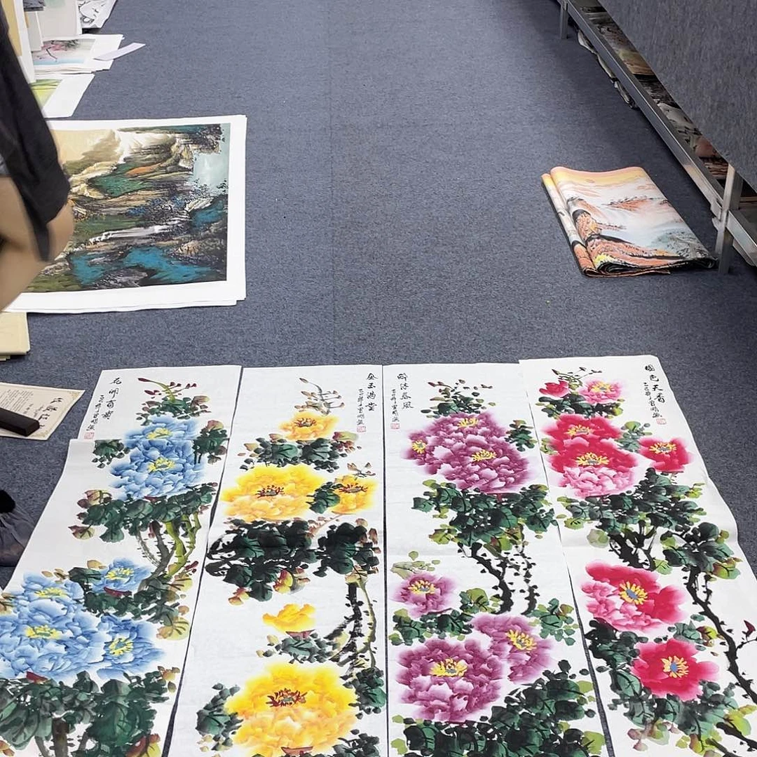 国画作品小姐姐放漏…