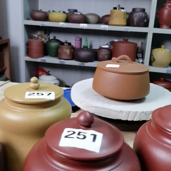 紫砂茶叶罐半斤装降坡泥71