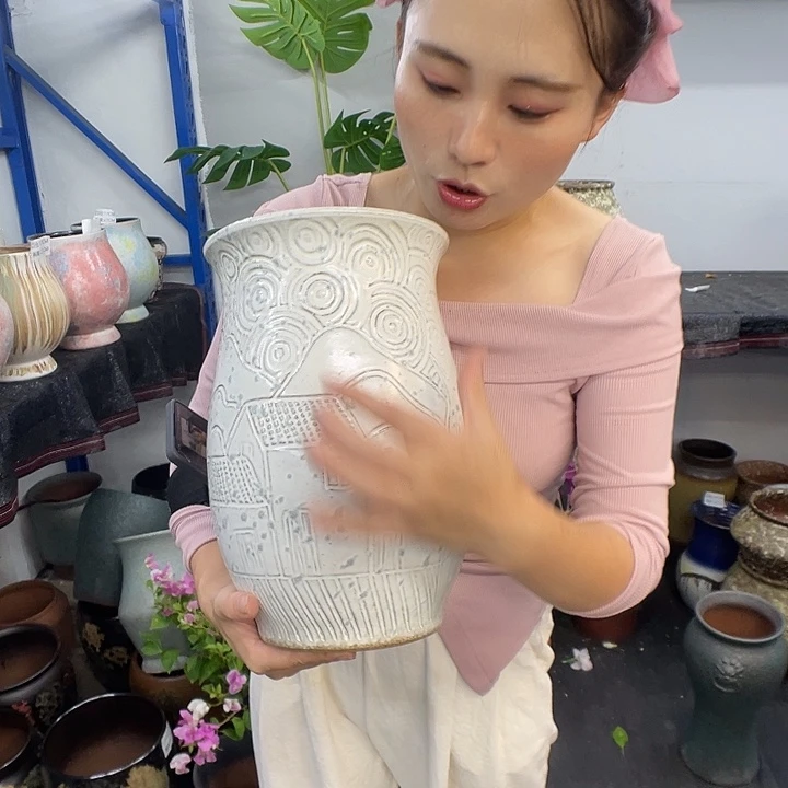 19×30 粗陶花盆有孔