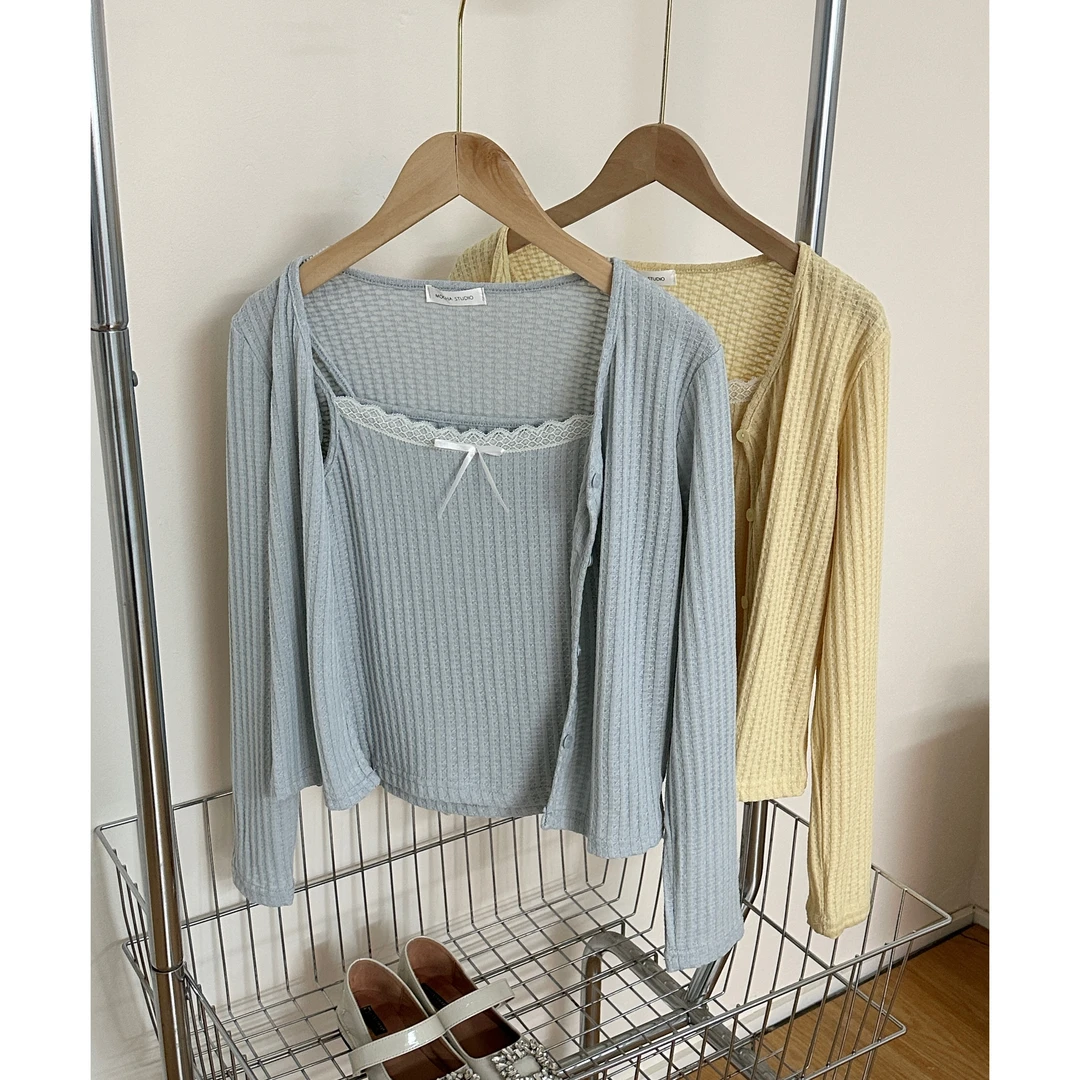 春款上新短款通勤INS风女装时尚打底长袖毛针织衫上衣气质女