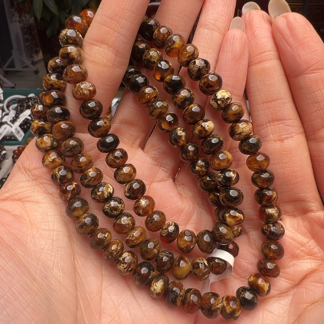 琥珀未镶嵌裸石抚顺琥珀20691七