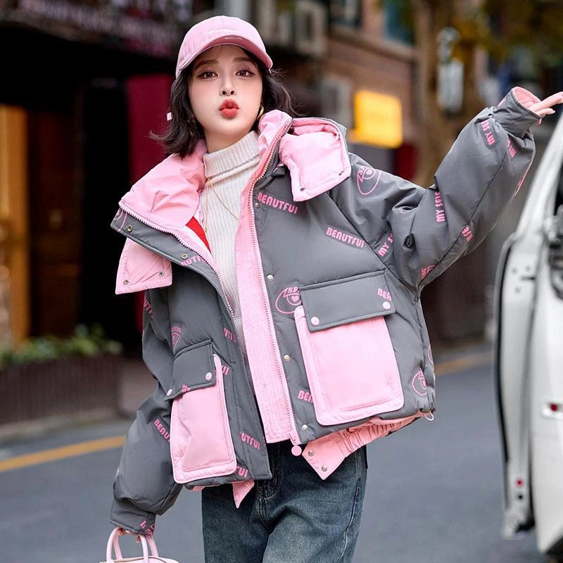 VONSRMAN连帽羽绒服女冬季2025年新款高端时尚洋气加厚保暖短外套