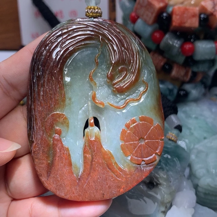 颈饰未镶嵌翡翠保真天然A货翡翠