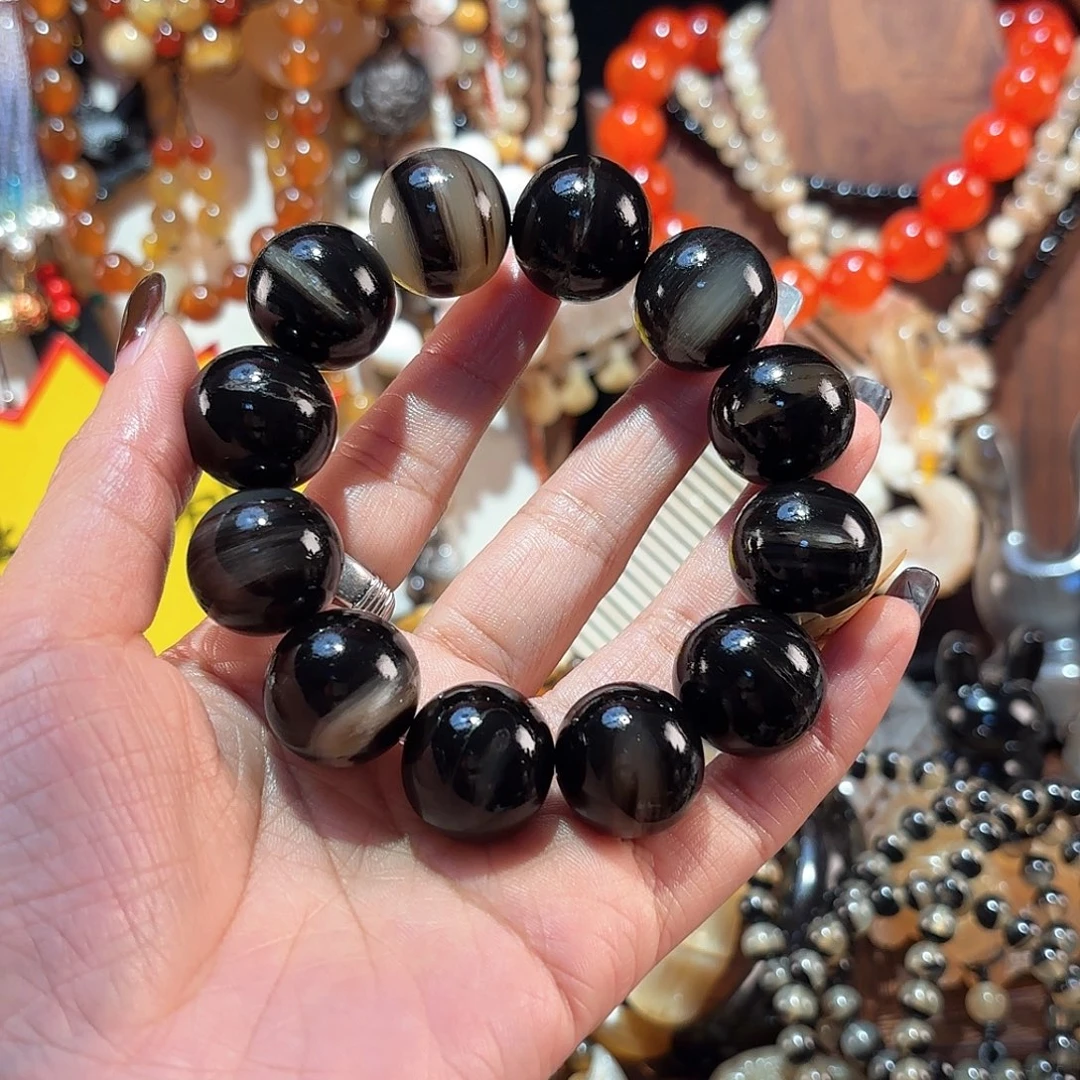 爱***串非金属高货大珠手串