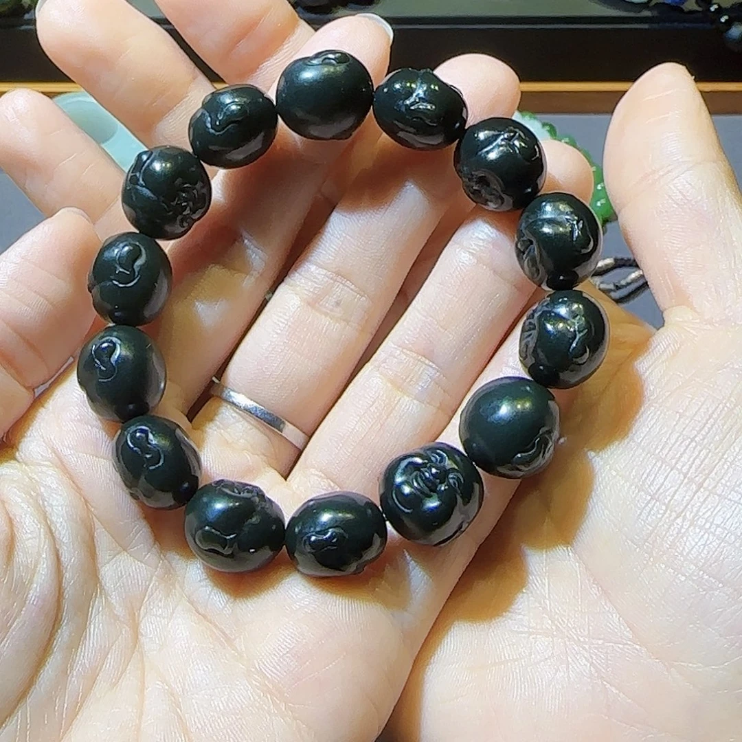 和田玉未镶嵌手链