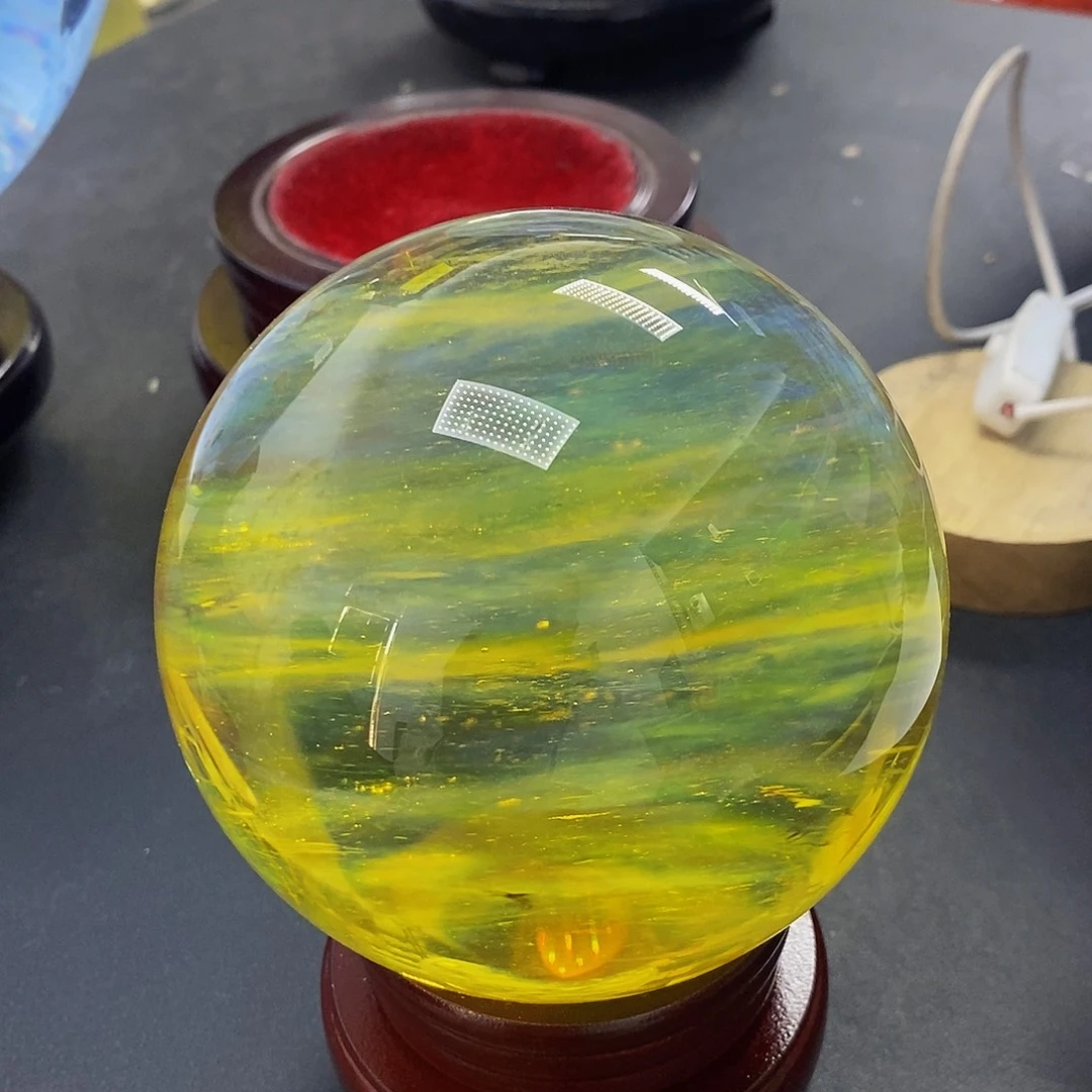 国***5石材50厘米黄水摆件