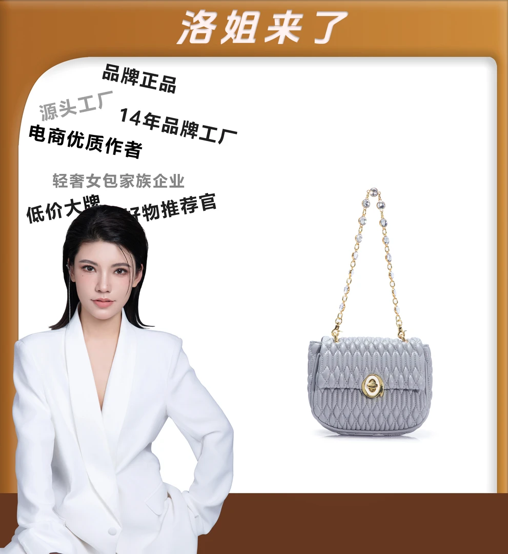 （粉丝专享）新款包包简约女士休闲手提斜跨包LL515