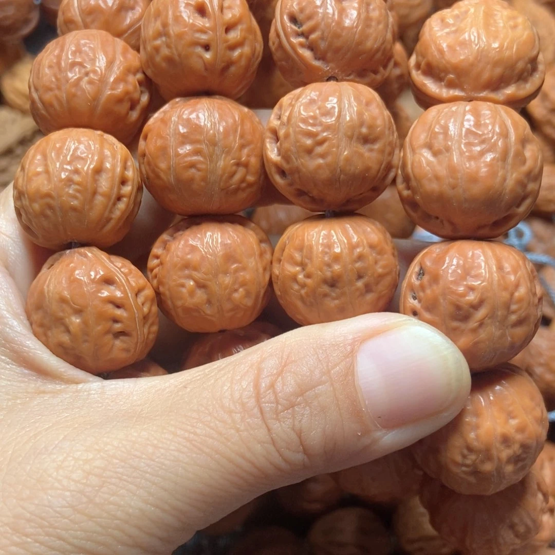 北***️桃核吊坠桃心4条手串