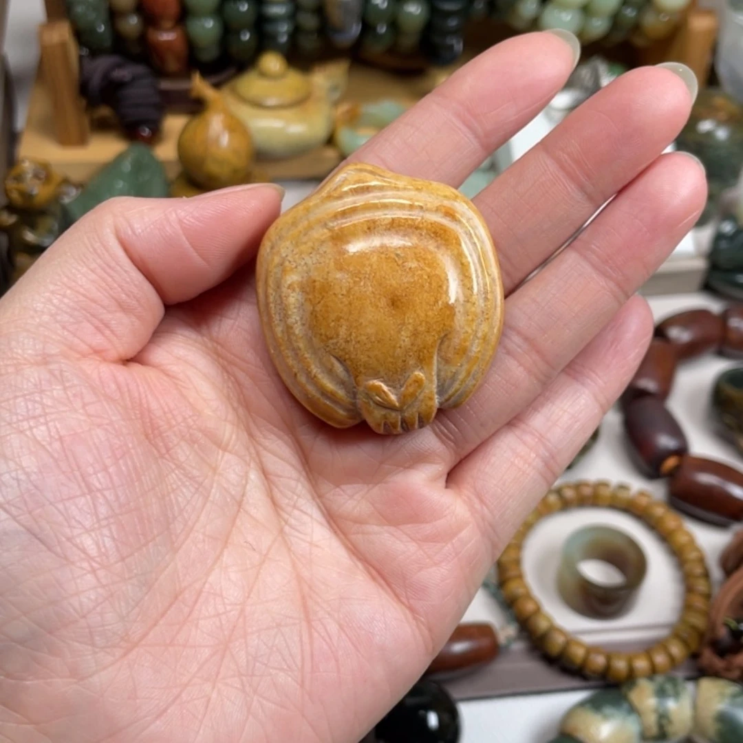 【闪购商品】岫岩河磨玉（透闪石质玉）挂件未镶嵌