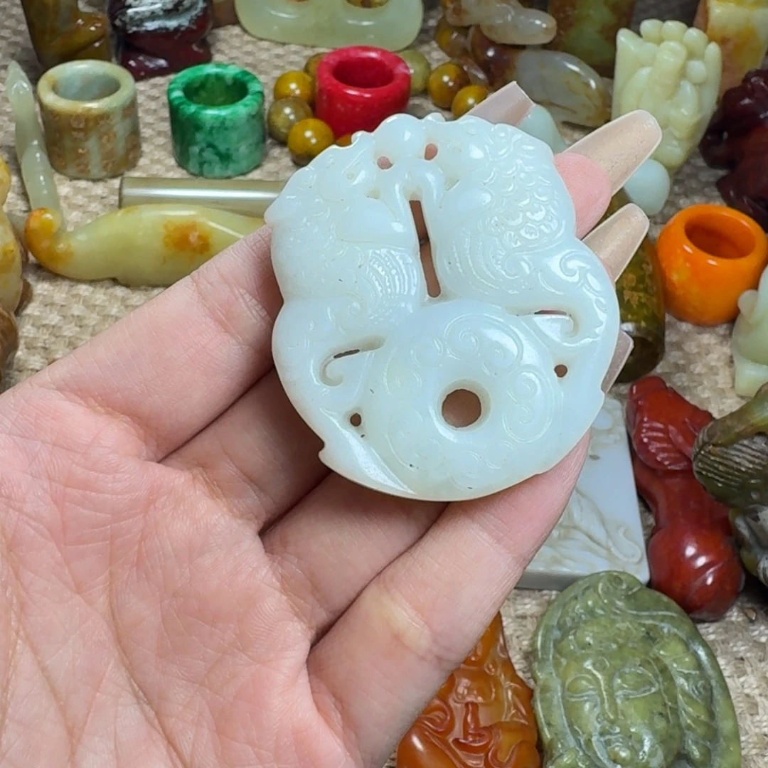 吊坠白玉菩提挂件
