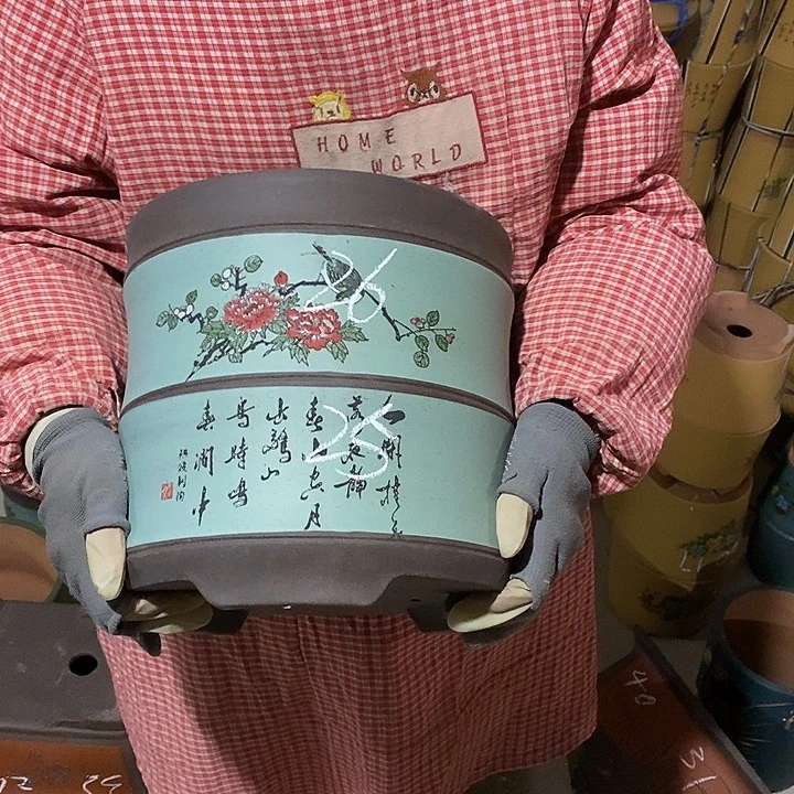 紫砂花盆紫砂花盆