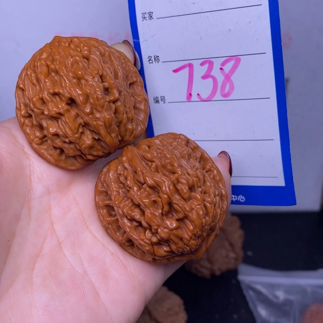 把件文玩核桃738/39.5虎头