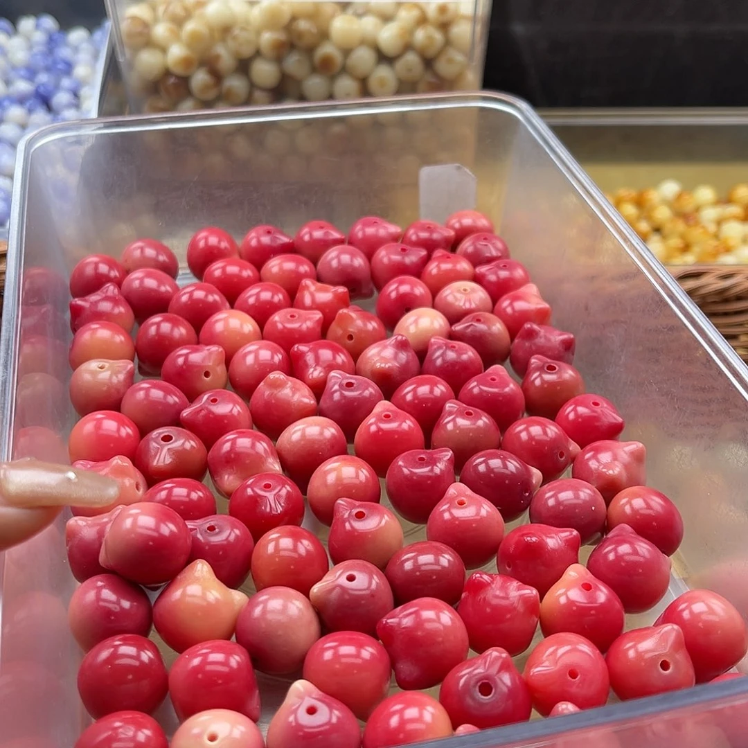 白玉菩提吊坠q q q17mm/14+1颗