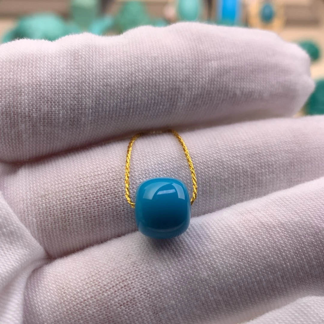 绿松石未镶嵌珠宝奇石9.5*8.5