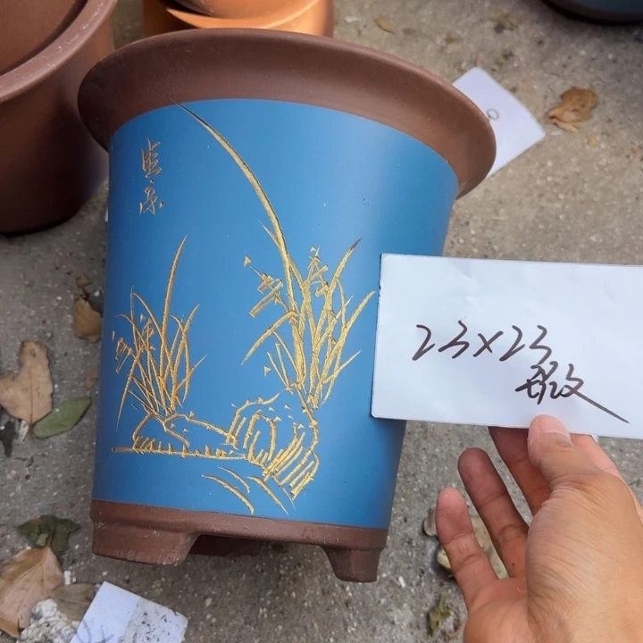 紫砂花盆特价清仓