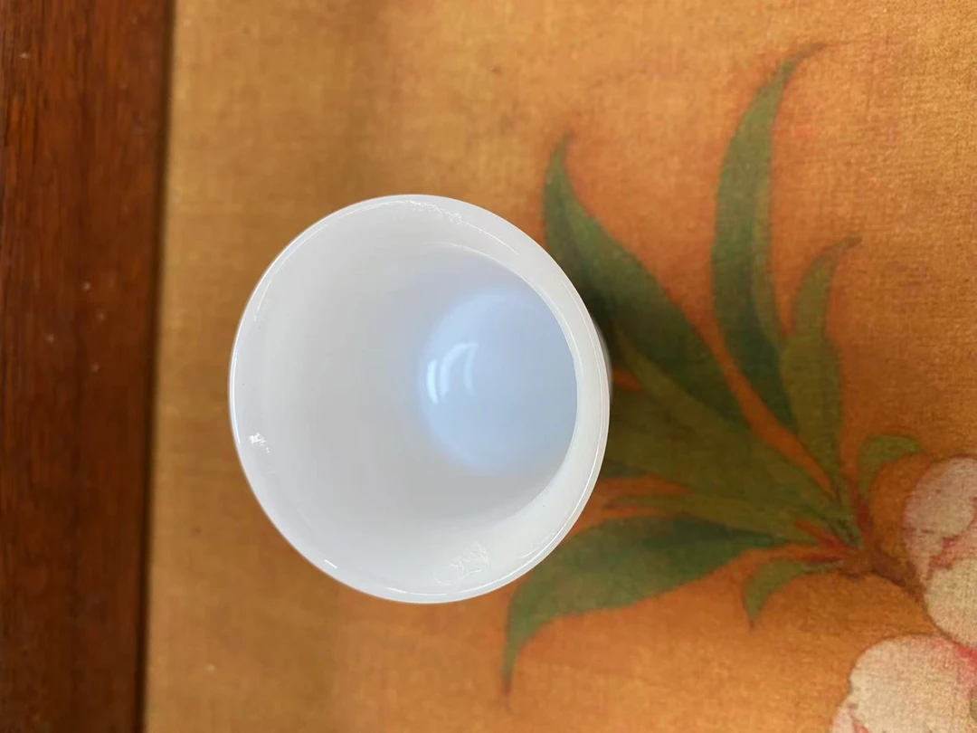 德化白瓷高档110ml手工陶瓷主人杯家用创意象牙白客杯茶杯茶具