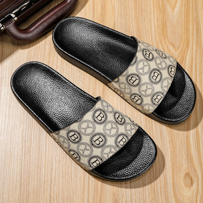 范希巴迪拖鞋男款夏季外穿防滑橡胶拖鞋居家厚底外穿男士软底凉拖