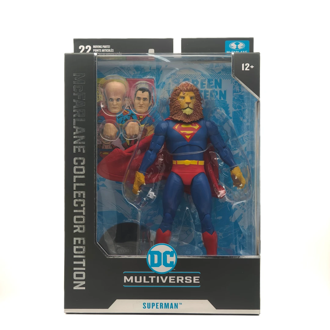 【现货】收藏家奇妙冒险超人三头雕正版麦克法兰可动人偶7寸1/10